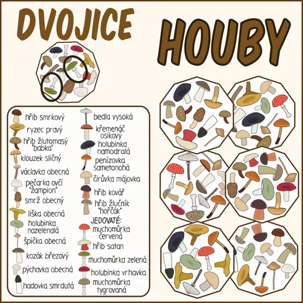 Houby - Dvojice 1