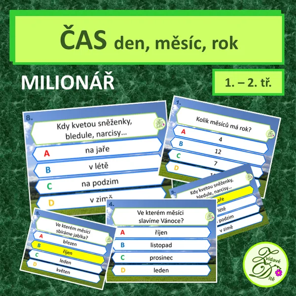 ČAS - den, měsíc, rok (milionář) 1