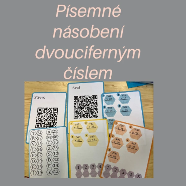 Písemné násobení dvouciferný  číslem  1