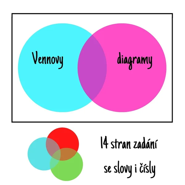 Vennovy diagramy - 14 gradovaných zadání 1