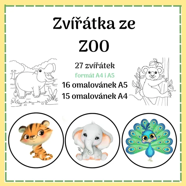Zvířátka ze ZOO 1