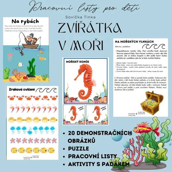 Zvířátka v moři 1