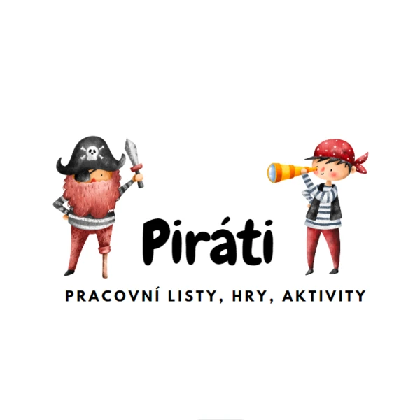 Piráti - pracovní listy, hry, aktivity 1