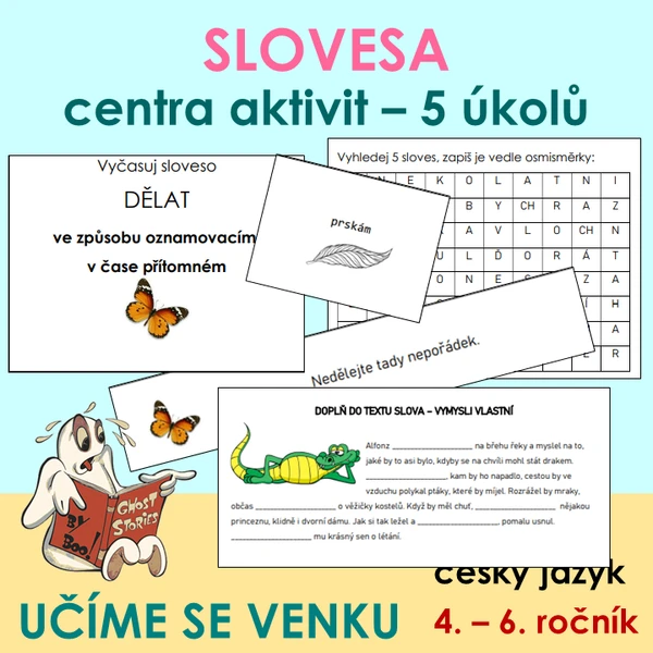 Slovesa - centra aktivit 1