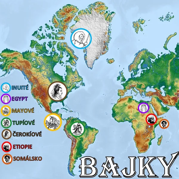BAJKY: Amerika, Afrika (s řešením) 1