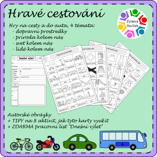 HRAVÉ CESTOVÁNÍ - aktivity do auta a na ven 1