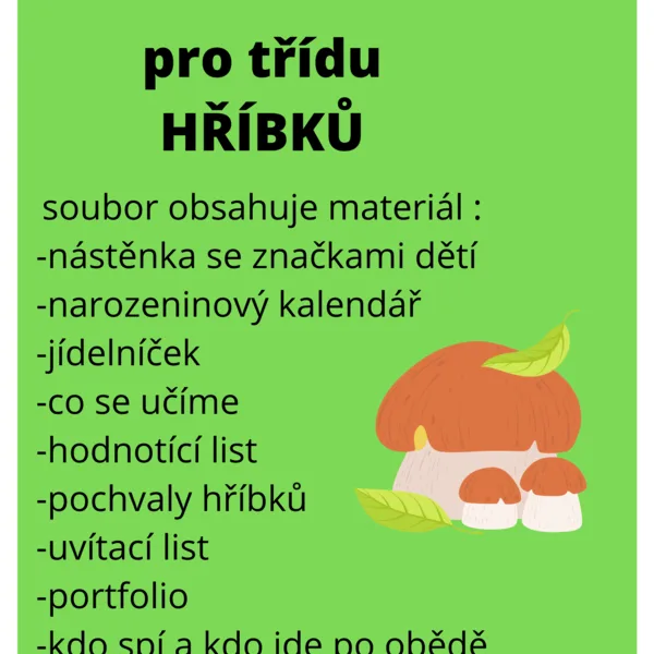 Třída hříbků 1