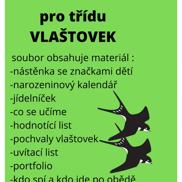 Třída vlaštovek 1