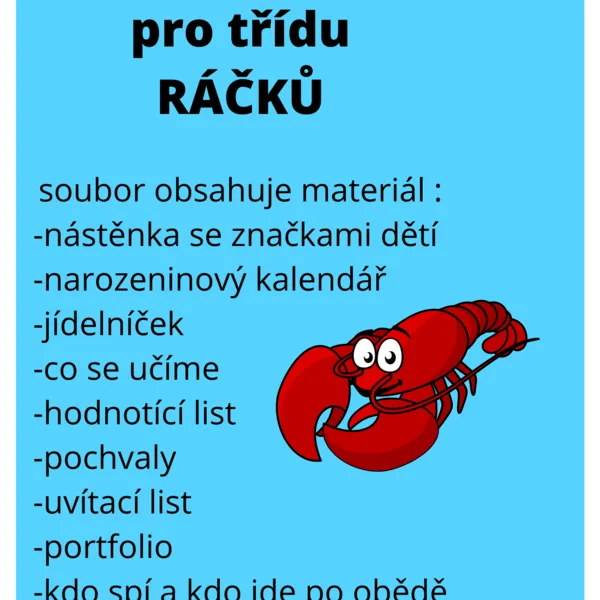Třída ráčků 1