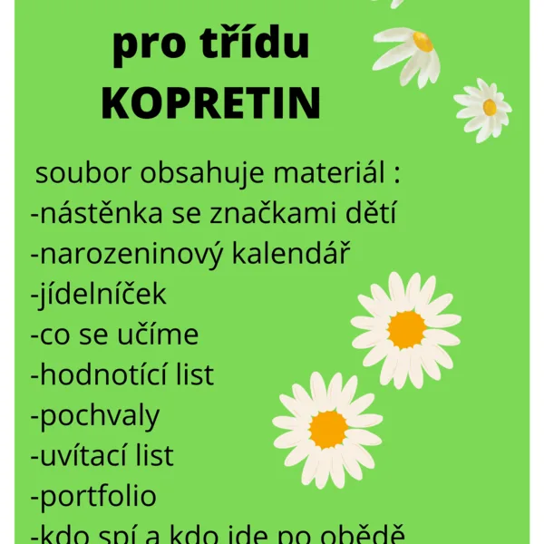 Třída kopretin 1