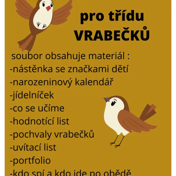 Třída vrabčáčků 1