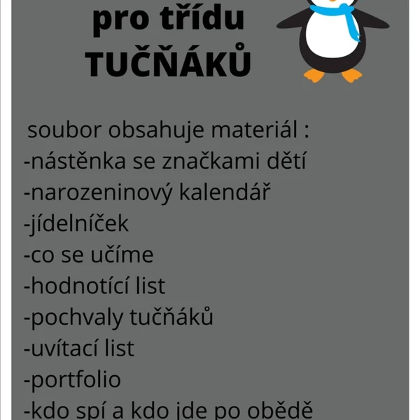 Třída tučňáků 1
