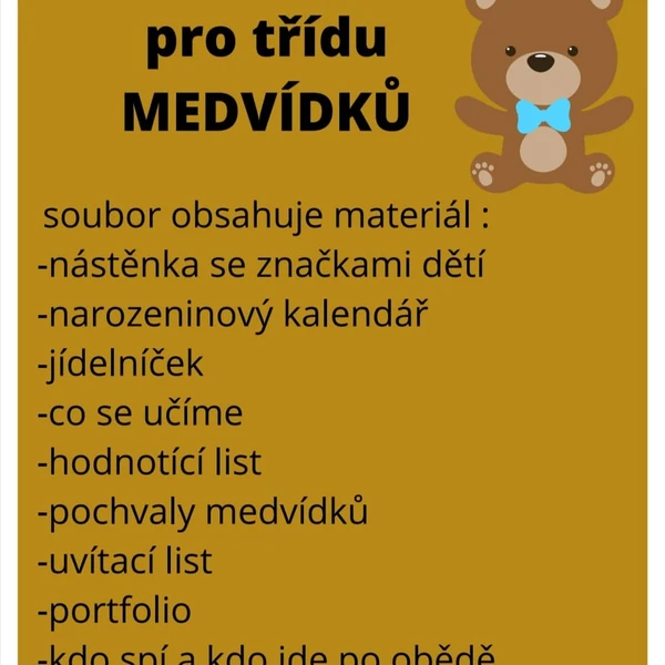 Třída medvídků 1