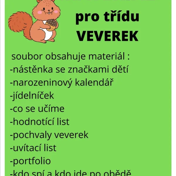 Třída veverek 1