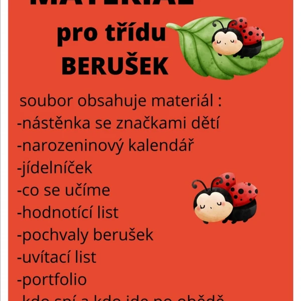 Třída berušek 1