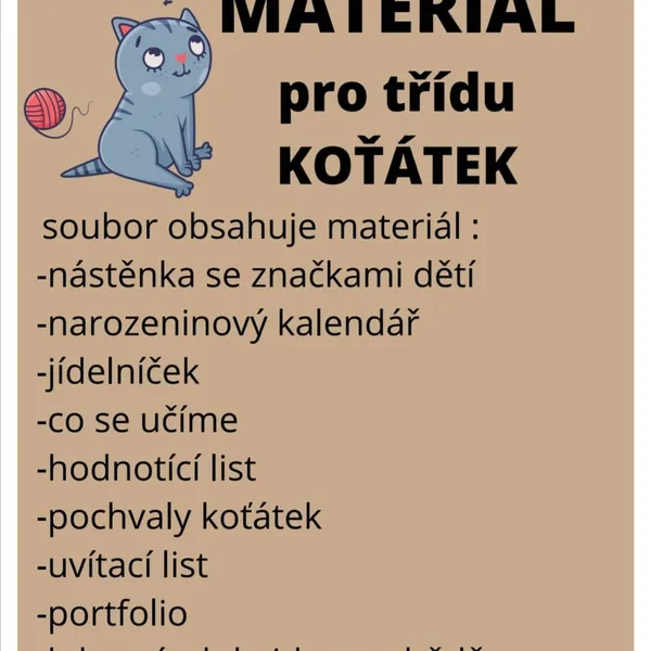 Třída koťátek 1