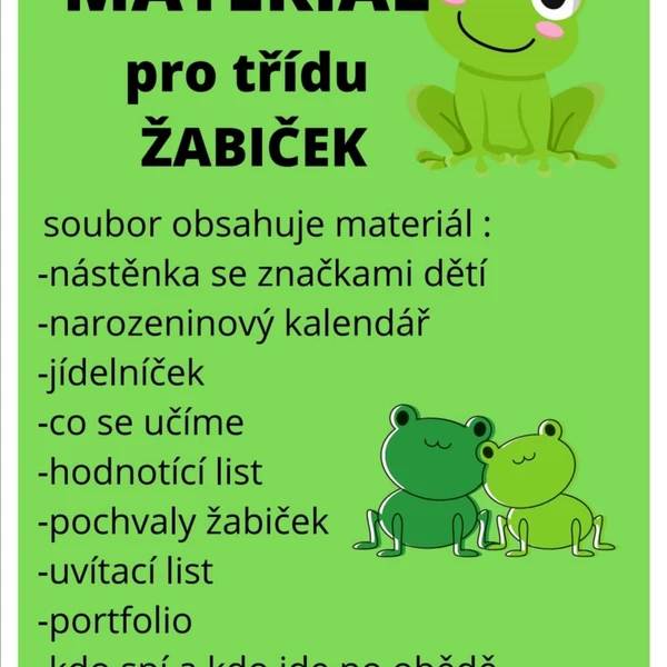 Třída žabiček 1