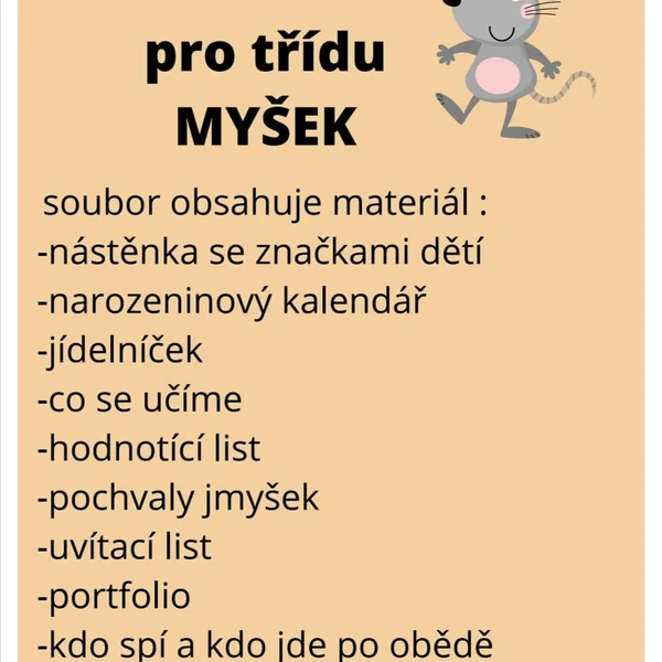 Třída myšek 1
