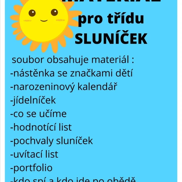 Třída sluníček 1