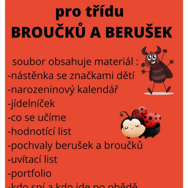 Třída berušek a broučků 1