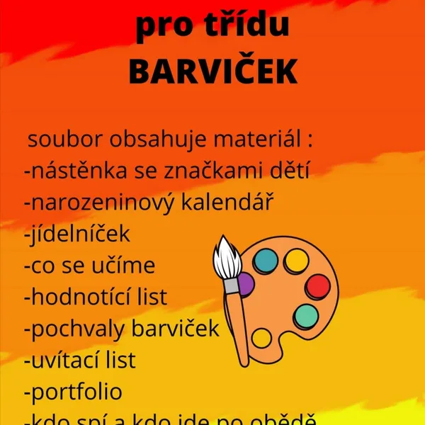 Třída barviček 1