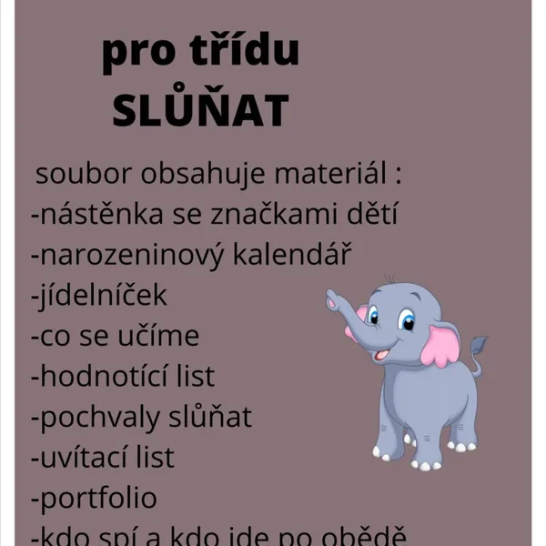 Třída slůňat 1