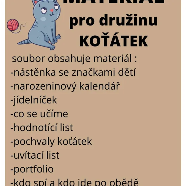 Družina koťátek 1