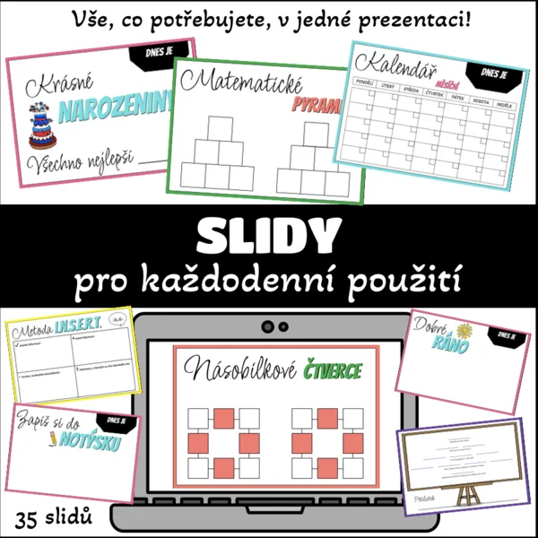 Třídní slidy pro každodenní použití - prezentace 1