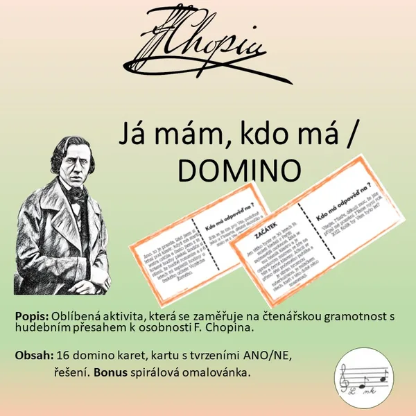 Já mám, kdo má/domino F. Chopin 1