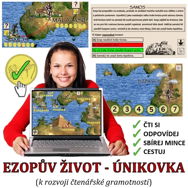 Ezopův život - úniková hra (čtenářská gramotnost)  1