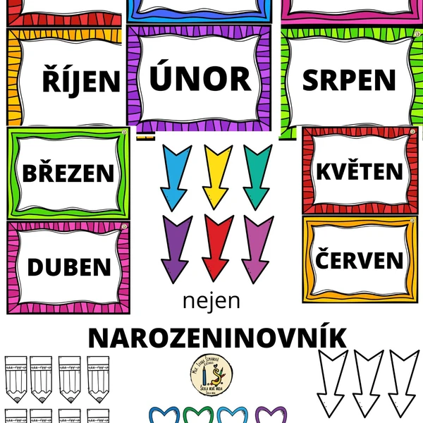 nejen NAROZENINOVNÍK - barevná řada 1