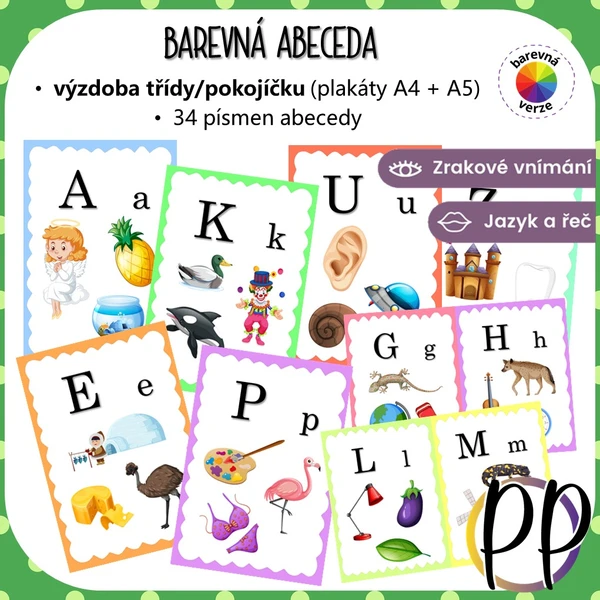 Barevná abeceda (výzdoba) 1