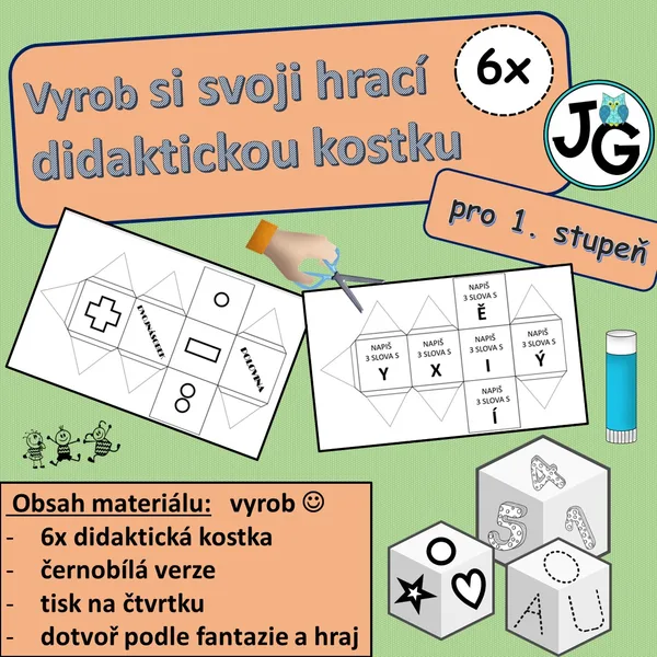 Vyrob si svoji didaktickou kostku 1