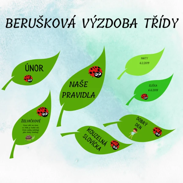 Výzdoba třídy - BERUŠKY 1