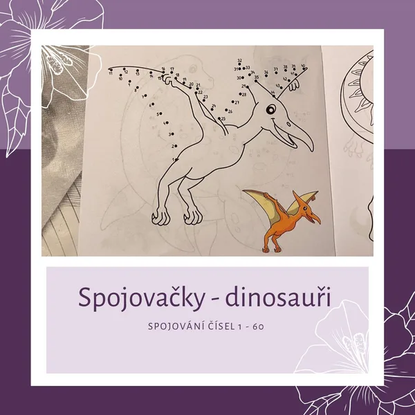 Dinosauři - číselné spojovačky 1