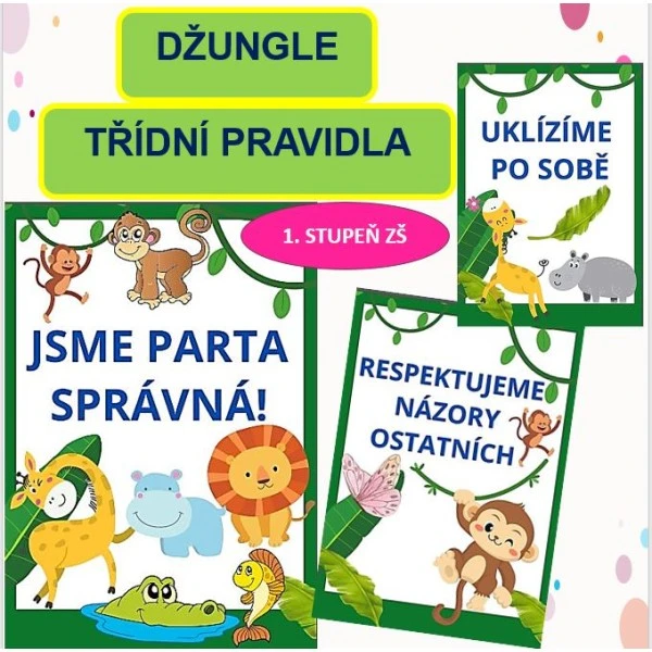 TŘÍDNÍ PRAVIDLA - DŽUNGLE 1