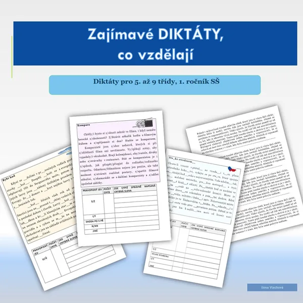 Zajímavé DIKTÁTY, co vzdělají 1
