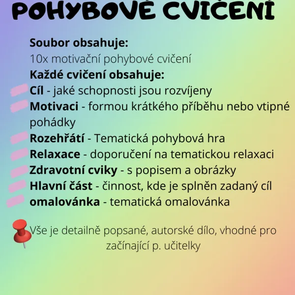 Motivační pohybové cvičení  1