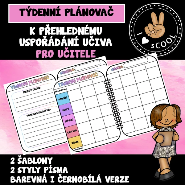 TÝDENNÍ PLÁNOVAČ PRO UČITELE 1