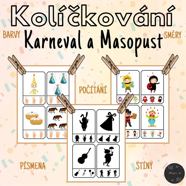 Karneval a Masopust, kolíčkování 1