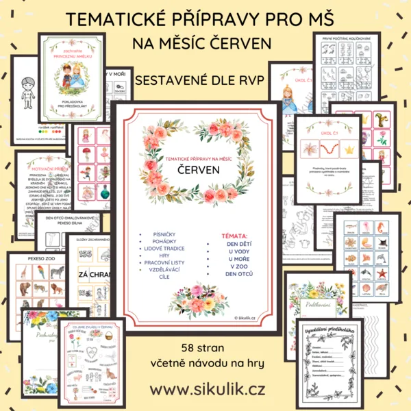 TEMATICKÉ PŘÍPRAVY PRO VÝUKU NA ČERVEN 1