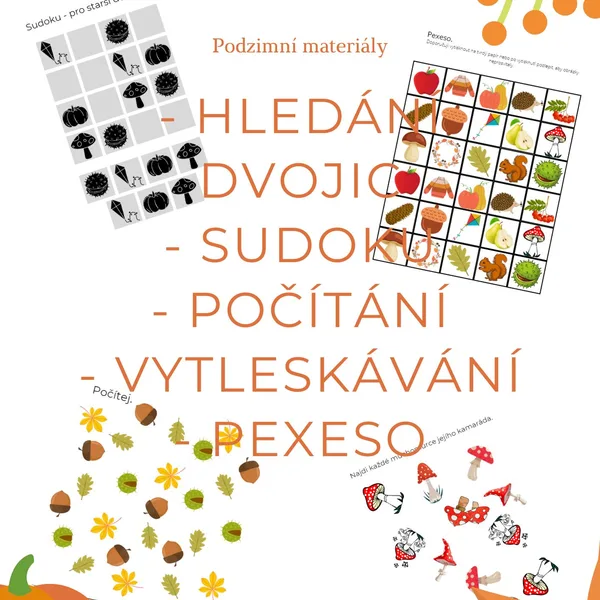 Podzimní pracovní listy 1