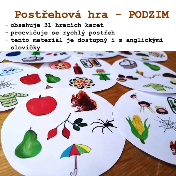 Postřehová hra - PODZIM 1