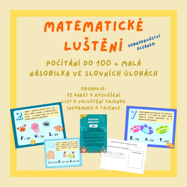 Matematické lušťovky - oceán 1