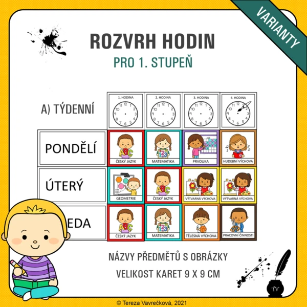 Rozvrh hodin 1