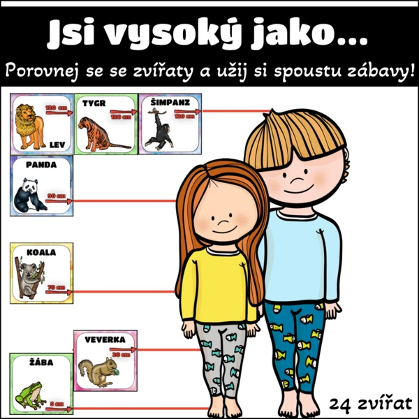 Jsi vysoký jako... porovnej se a užij si zábavu! 1