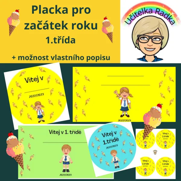 Placka pro začátek školního roku 1