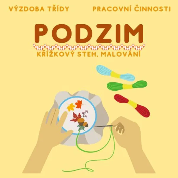 Podzim (jednoduché předlohy ke křížkovému stehu) 1