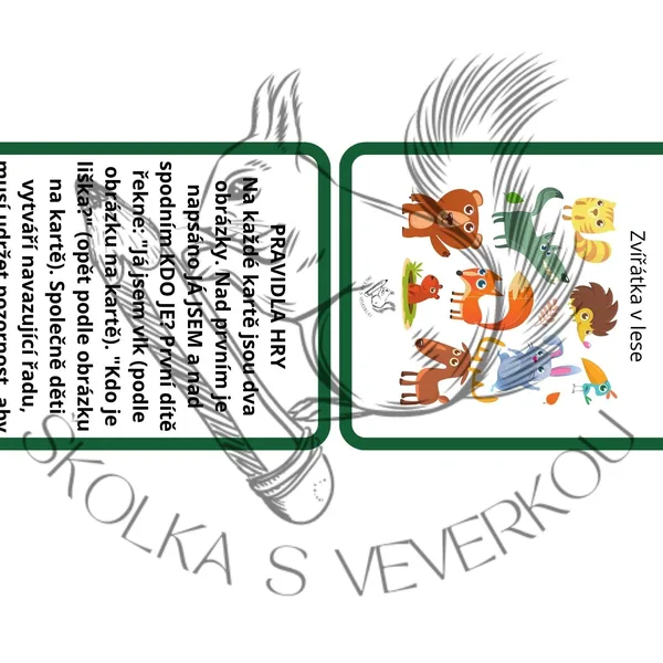 ZVÍŘÁTKA V LESE - Já jsem, kdo je 1