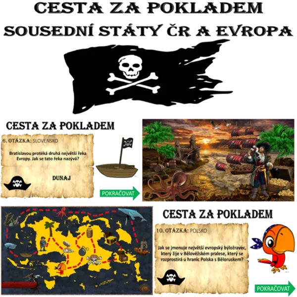 Cesta za pokladem - sousední státy ČR a Evropa 1
